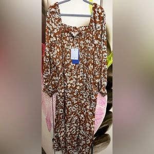 LA LIGNE Floral Dress